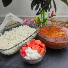 A picture of Chatpate potatoes.