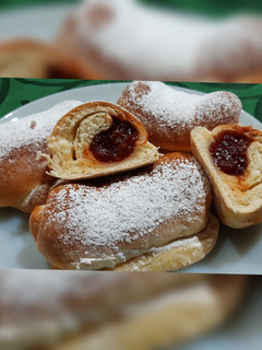 Una foto de Facturas rellenas de dulce de Membrillo