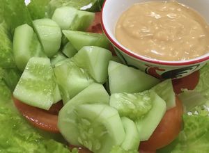 Foto resep Salad jepang dengan homemade sesame dressing
