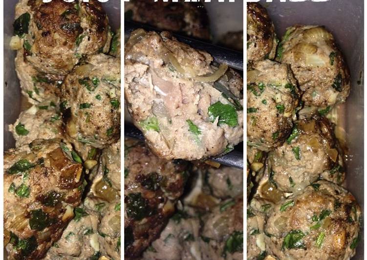 Juicy MeatBall (bola daging yang bersari)