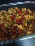 Pollo con verduritas