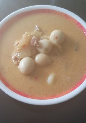 Foto resep Sayur labu siam with telur puyuh dan tetelan