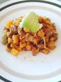 Curry dulce vegetariano con habas