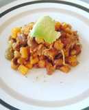 Curry dulce vegetariano con habas