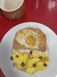 Foto de Tosta com ovo na Airfryer