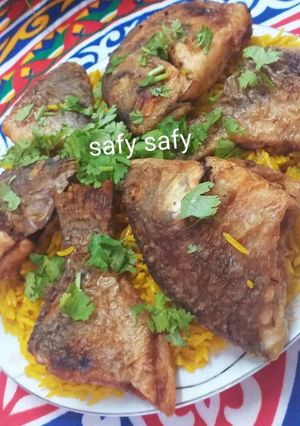صورة لوصفة بريانى السمك