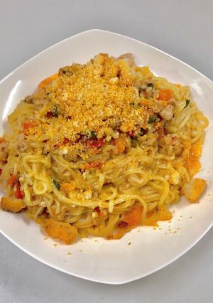 Hình của món Pasta nấm thịt bằm.