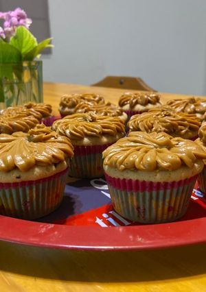 Una foto de Cupcakes de vainilla y chips de chocolate