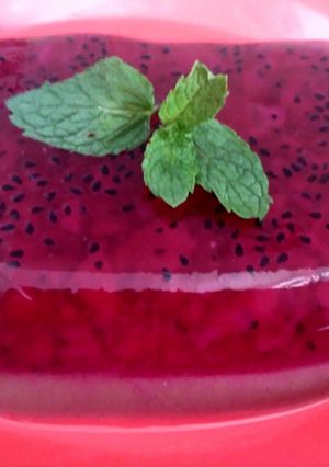 Foto resep Puding naga milo
