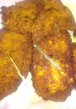 صورة لوصفة دجاج مقرمش روعة ⁦❤️⁩😍