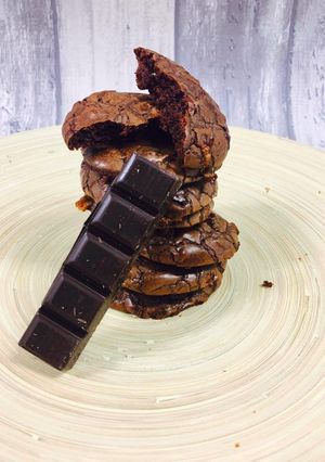 Une photo de Cookies-brownies