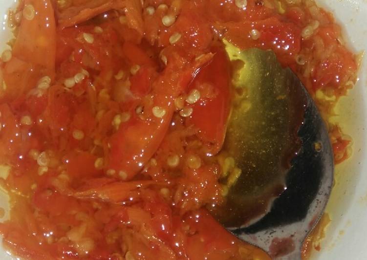 Cara Gampang Membuat Sambal korek yang Lezat Sekali