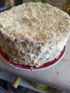Una foto de Torta de hojarasca