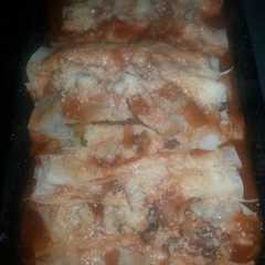 Una foto de Canelones de carne y verdura