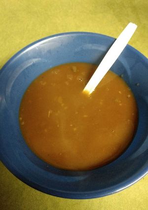 A picture of Beef Broth Soup (Liquid only).