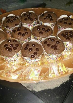 Foto resep Bolu muffin coklat pisang