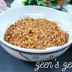 Oven Roasted Yellow Split Moong Daal A picture of Oven Roasted Yellow Split Moong Daal.