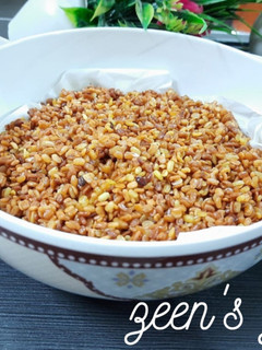 A picture of Oven Roasted Yellow Split Moong Daal.