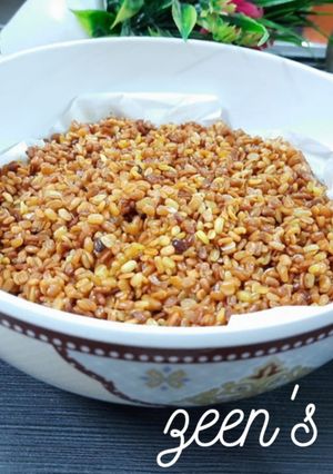 A picture of Oven Roasted Yellow Split Moong Daal.