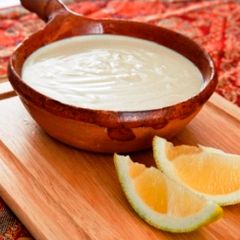 A picture of Tahini sauce - tarator.