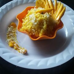 A picture of Mango Coconut Rice.