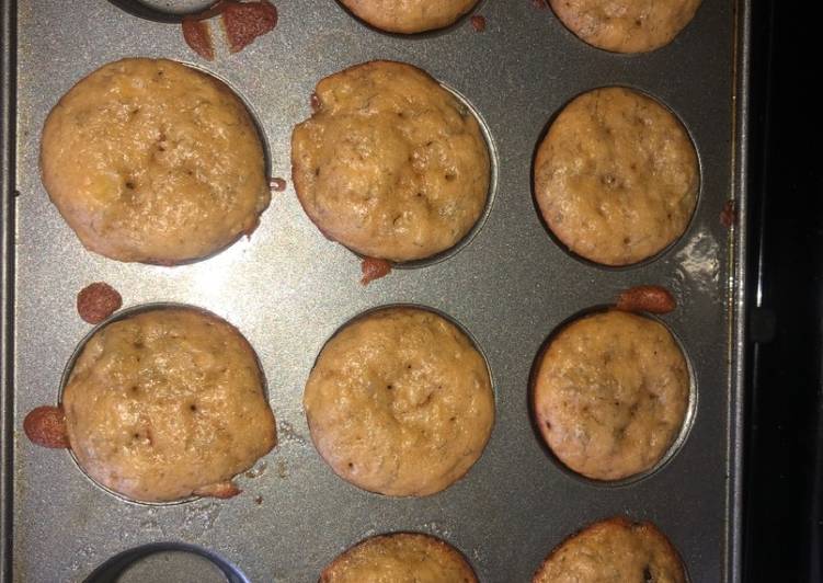 WW banana muffins