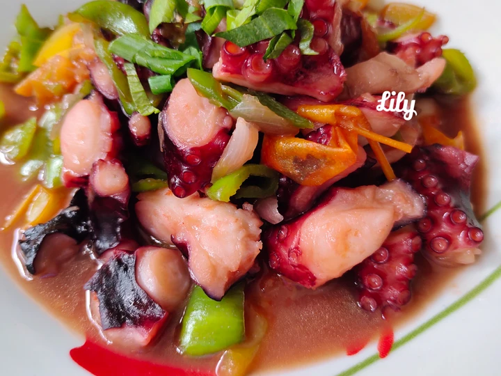 Cara Gampang Membuat Resep Cumi Saus Tiram yang Lezat Sekali Anti Ribet, Uenak Banget