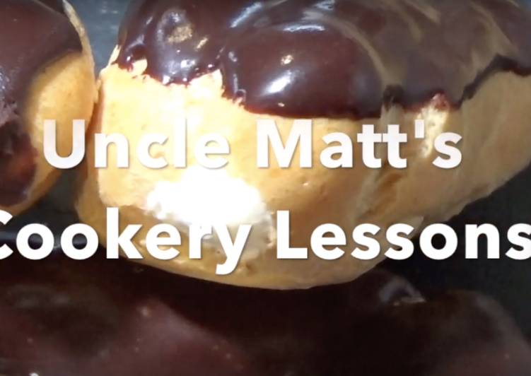 How to Prepare Quick Chocolate eclairs