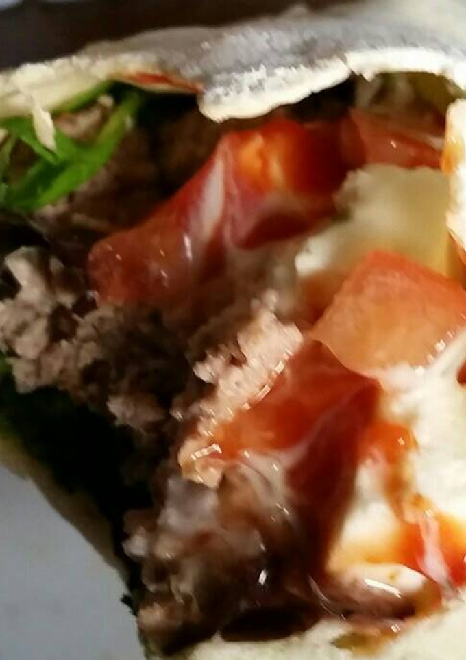 Una foto de Durum de pollo y cerdo