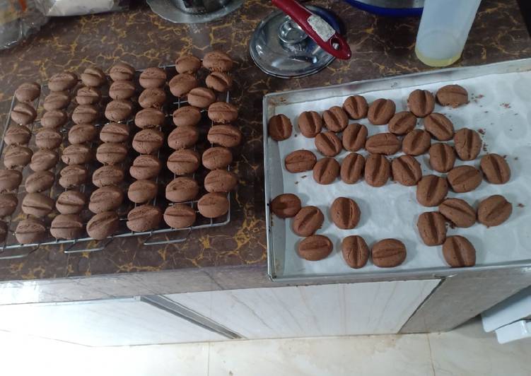 Resep @MANTAP Cookies biji kopi😊 menu kue-sehari hari