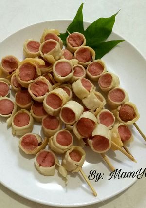 Foto resep Sosis Gulung Pangsit
