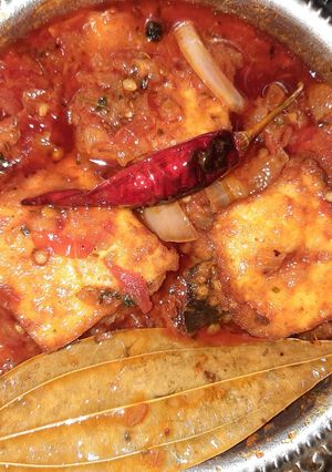 A picture of Paneer Doupyaza 🤤.