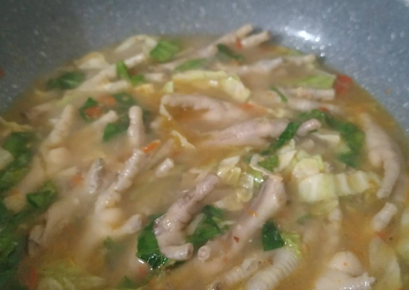 Ceker kuah seblak