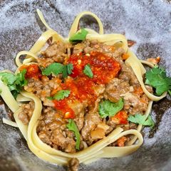 A picture of Pork and Peanut Noodles.