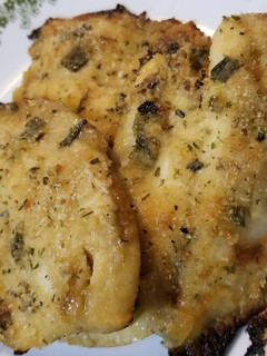 A picture of Honey Mustard Baked Crusted Tilapia Fillets.