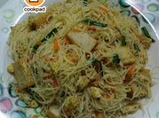 Gambar bihun goreng singapore
