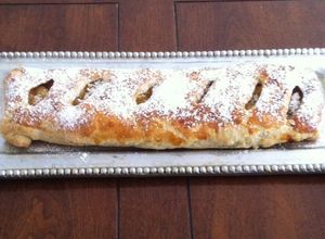 Una foto de Strudel de manzana