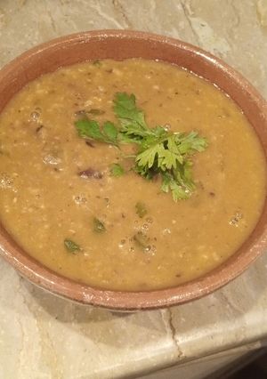 A picture of Instant daleem with oats.