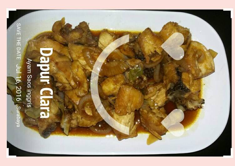Resep Ayam saos inggris oleh Dapur Clara (Christin Kandou 