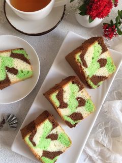 Foto resep Chiffon Cake Coklat Pandan