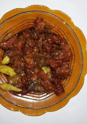 Foto resep Kambing ungkep pedas manis