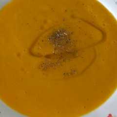 Una foto de Crema de zanahoria