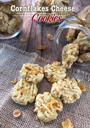 Foto resep Cornflakes Cheese Cookies
