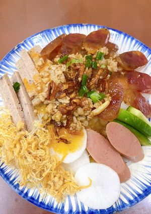 Hình của món Xôi mặn.