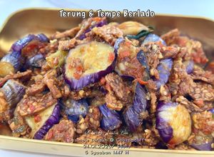 Gambar Terung & Tempe Berlado