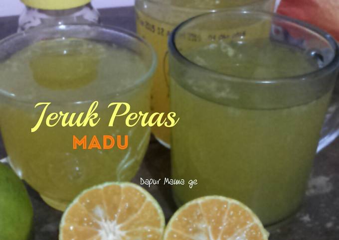 Cara Bikin Jeruk Peras Madu Praktis