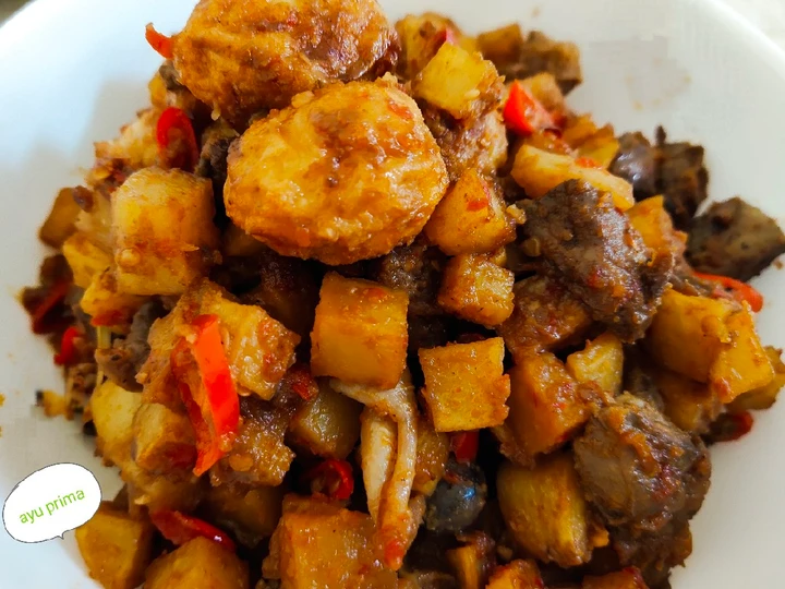 Langkah Gampang Membikin Resep Sambel goreng rempelo ati ayam yang Lezat Anti Ribet, Menggugah Selera