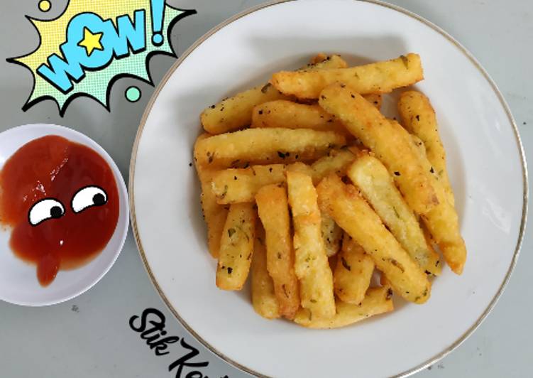 Resep Stik Kentang Keju, Enak
