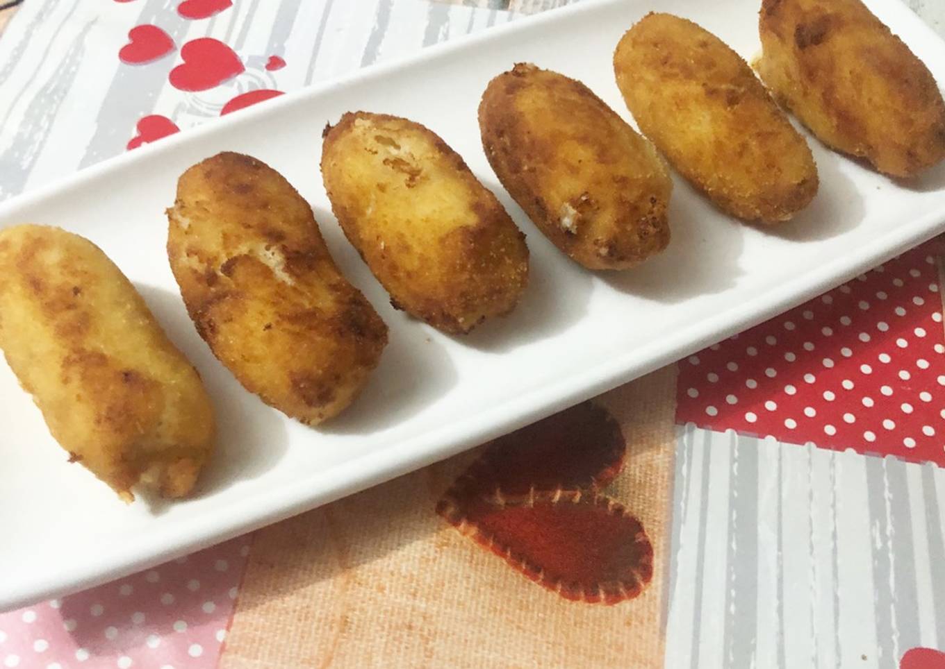 Croquetas mixtas de pollo y jamón