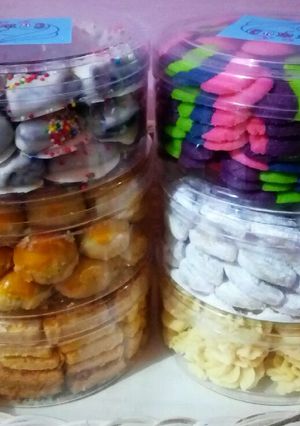 Foto resep Lidah kucing rainbow no ribet